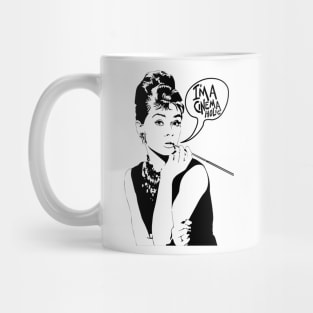 Audrey I'm a Cinemaholic Mug